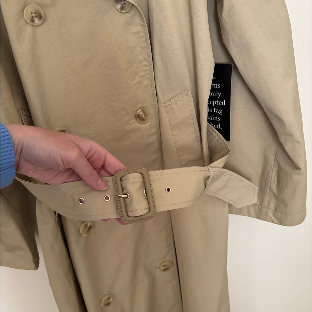 Tuckernuck Neutral Beige Trench Coat - Picture 4 of 5
